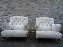 Antique armchairs by Howard and Sons of Berners Street in London4.jpg